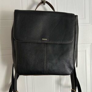 Fossil leather back back purse